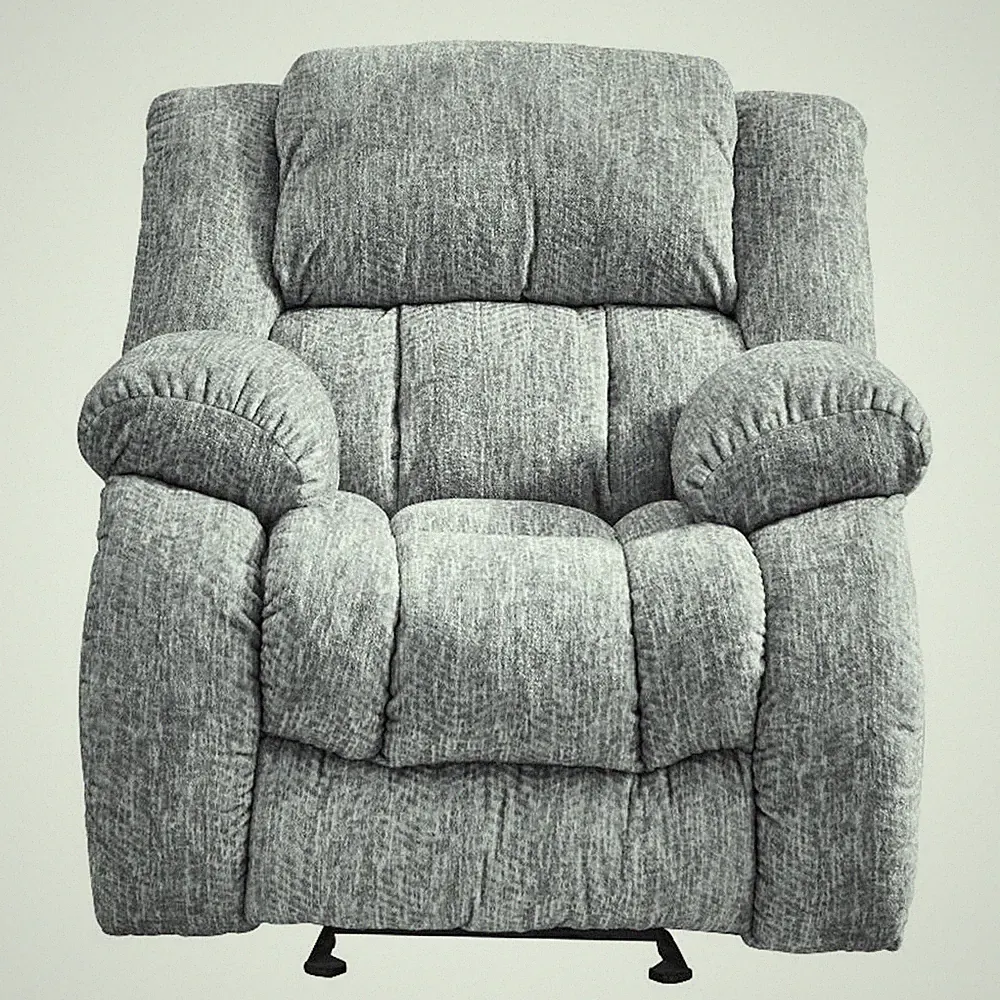 Global Furniture USA U250 Gray Fabric Glider Recliner